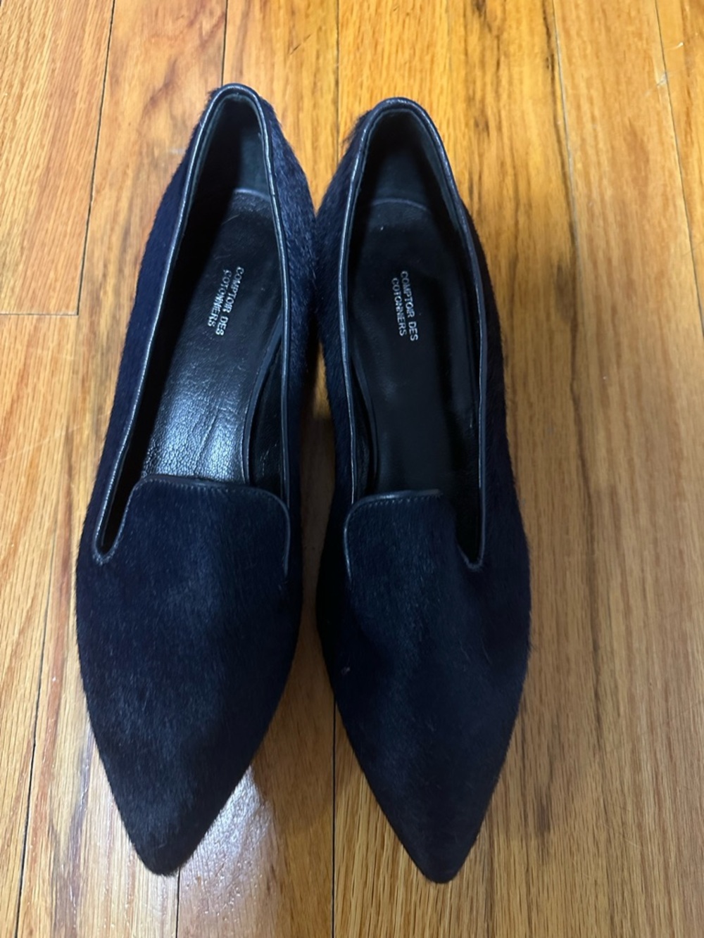 Comptoir des Cotonniers Pointed-Toe Flats – Navy (EU 39 / US 8–8.5)